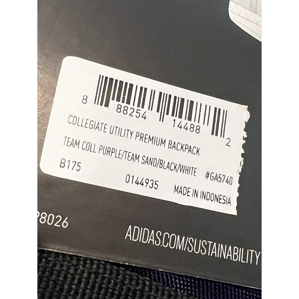 adidas **white sticker
